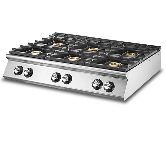 VS70120PCGT || GAS RANGE, 6 BURNERS - TOP VERSION